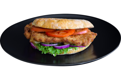 Riesen Schnitzelsemmel